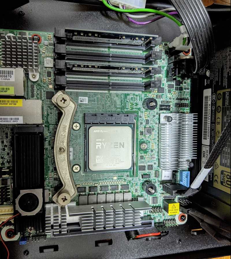 ASRock Rack X570D4I-2T Close Up