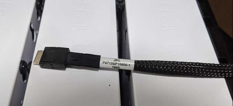 OcuLink to 4 x SATA Cable from TaoBao